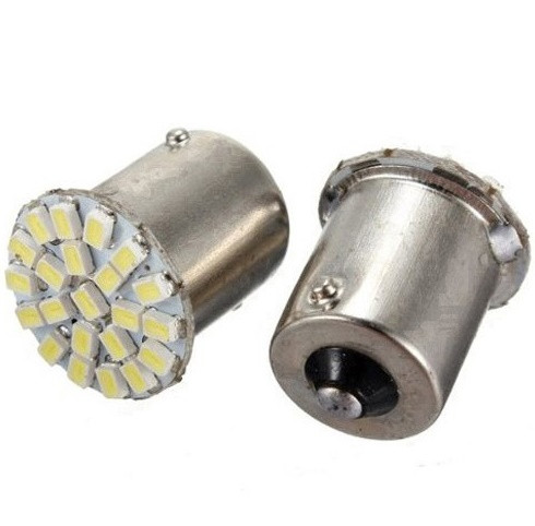 Лампа LED 1156 BA15S P21W R10W LED 22 SMD (білий) в Автомобіль