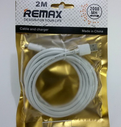 2 м. Кабель Remax MicroUSB Мікро ЮСБ Шнур, фото 1