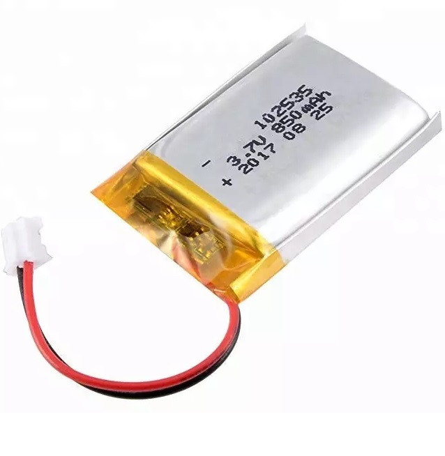 Батарея 850 mAh 3.7 V 102535 Літій-Полімерний Акумулятор для MP3 Плеєра GPS Відеореєстратора