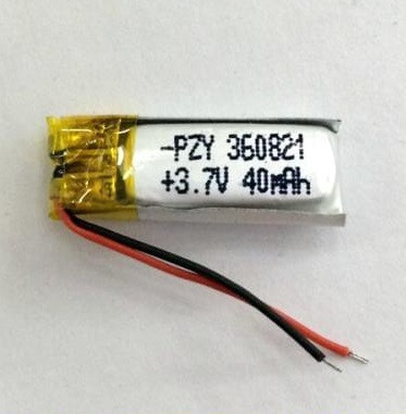 Батарея 40mah 3.7 V 360821 Літій-Полімерний Акумулятор для Bluetooth Гарнітури