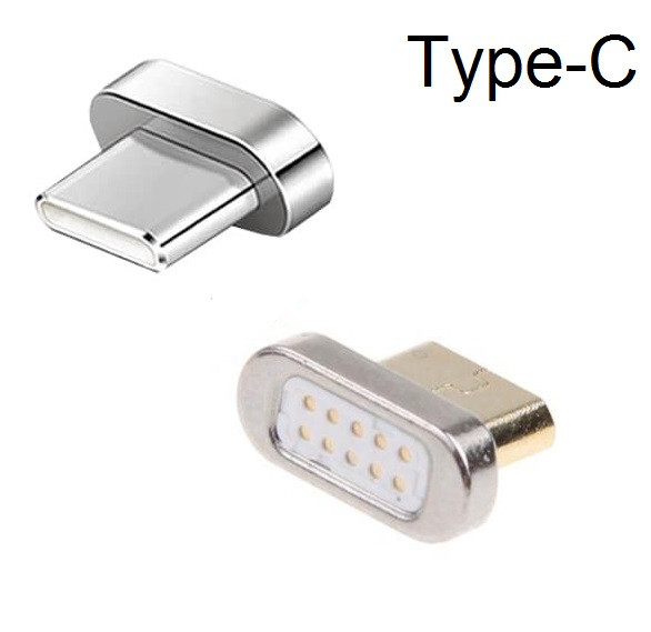 Конектор Magnetic Type-C 10pin Наконечник на Магнітний Кабель Зарядки Телефону Тип С