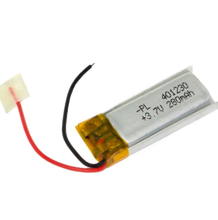 Батарея 280mah 3.7 V 401230 Літій-Полімерний Акумулятор для Bluetooth Гарнітури