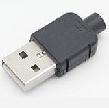 Розбірної Штекер DIY USB 2.0 ЮСБ Роз'єм, фото 4