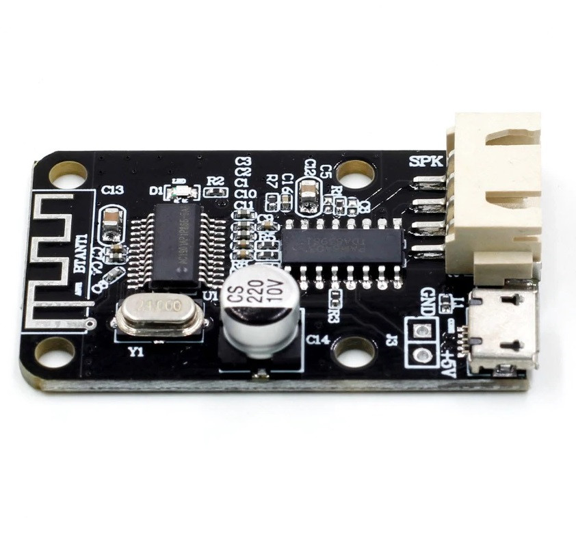 Bluetooth 4.0 HM-310 Стерео Аудіо Модуль, Приймач Підсилювач 3Вт + 3Вт, фото 1