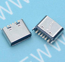 Роз'єм Type-C Micro USB 3,1 Type-C, Гніздо Живлення 6 pin