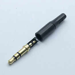 Штекер 3.5 mm 3 pin 17 mm Аудіо Стерео Мікрофон Навушники Мідь