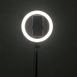 Кольцевая LED Лампа 26 см.+ Штатив 2 метра Для Профессиональной Съемки, фото 5