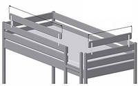 Планка безопасности, защитный бортик, барьер из натурального дерева для детских, подростковых кроватей Эстелла