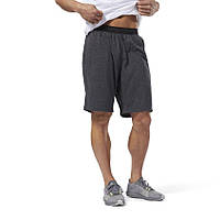 Темно-серые шорты из джерси мужские Рибок Reebok Training Essentials Размер L Оригинал