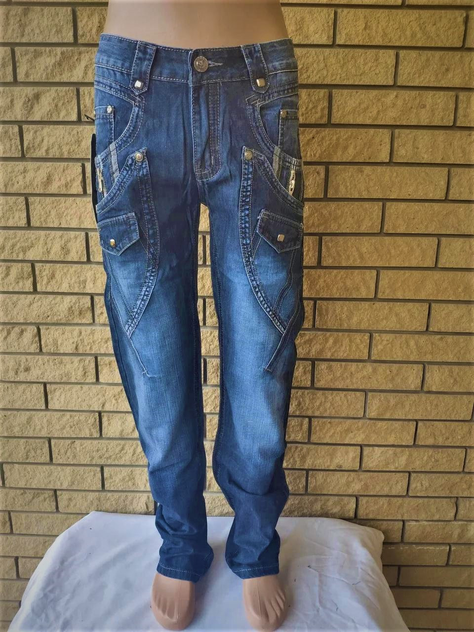 Мужские джинсы с молниями, карманами, контурной строчкой в стиле Diesel. - фото 5 - id-p1276755323