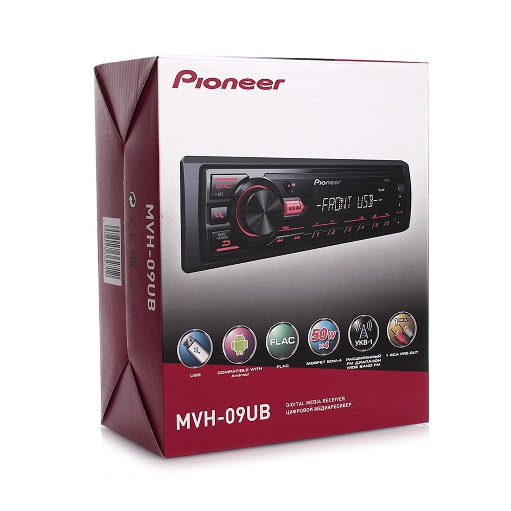 Магнитола Pioneer MVH-09UB - фото 6 - id-p864653965