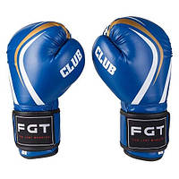 Боксерские перчатки синие 8oz CLUB FGT, Flex