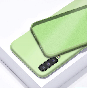 Чехол Silicone Case Full для Samsung Galaxy A50 (A505) Green