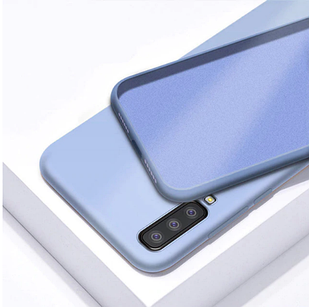 Чохол Silicone Case Full для Samsung Galaxy A50 (A505) Lilac