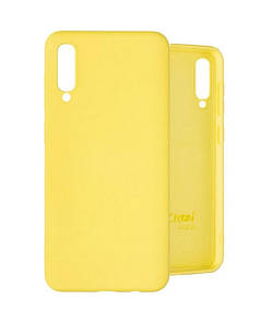 Чохол Silicone Case Full для Samsung Galaxy A50 (A505) Yellow
