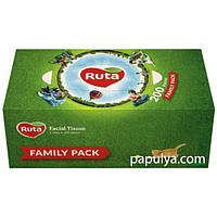 Косметические салфетки Ruta Family Pack 2-слойные белые, 200 шт