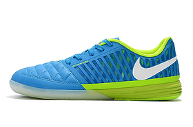 Футзалки Nike Lunar Gato II IC blue/lightgreen