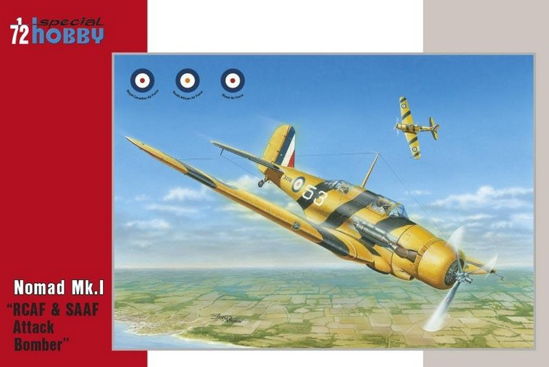 Пластикова модель 1/72 Special hobby 72292 Багатоцільовий літак Nomad Mk. I