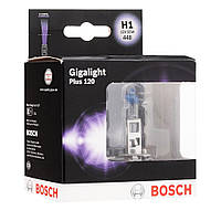 Галогенные лампы для авто Н1 12V 55 W BOSCH Gigalight +120% (2шт)