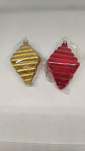 Іграшка новорічна на ялинку "ПІРАМІДА" (1 шт.)