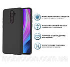Чохол Silicone Case full для Xiaomi Redmi Note 8 Pro black (ксиоми редмі нот 8 про), фото 6
