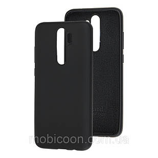 Чохол Silicone Case full для Xiaomi Redmi Note 8 Pro black (ксиоми редмі нот 8 про)