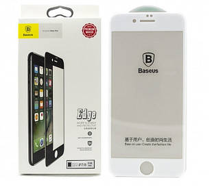 Захисне скло Baseus 3D для Apple iPhone 7/8 White