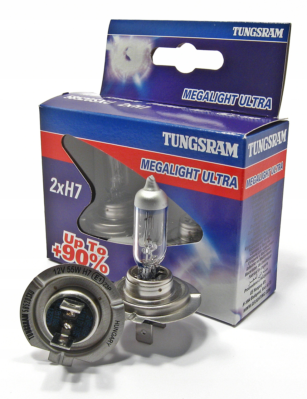 Лампа Н7 12V 55 W Tungsram Megalight Ultra +90%