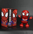 Танцюючий інтерактивний робот Людина Павук, інтерактивна іграшка танцюючий супер герой робот Spiderman, фото 2