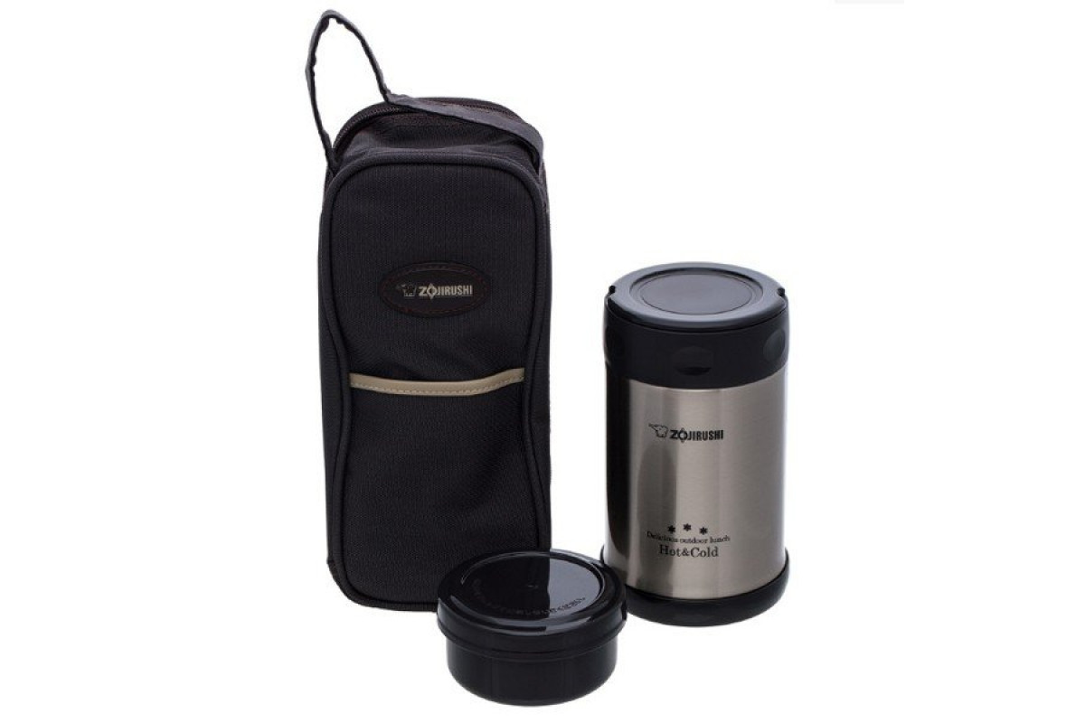 Набір для ланчу ZOJIRUSHI SW-EXE50BL 0.5 л ц:чорний/сталевий, фото 1