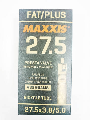 Камера Maxxis FAT/Plus 27.5x3.8/5.0 FV 1.0 mm, фото 1
