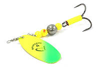 Блесна Savage Gear Caviar Spinner #4 14g 07-Fluo Yellow / Chartreuse