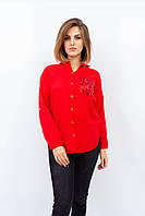 Женская нарядная рубашка Mixray красная