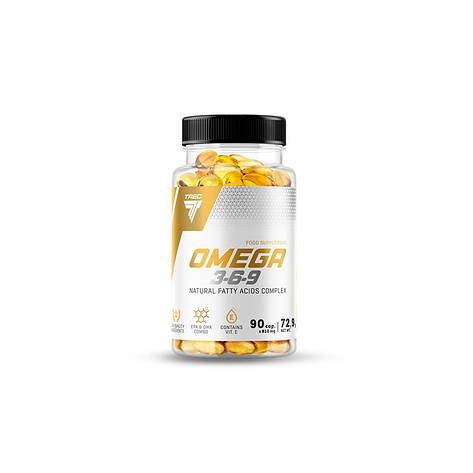 Омега 3 6 9 Trec Nutrition Omega 3-6-9 90 caps, фото 2