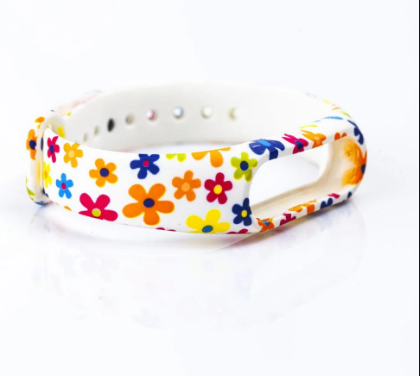 Ремінець Mi Band 2 "Малюнок" (flowers), фото 1