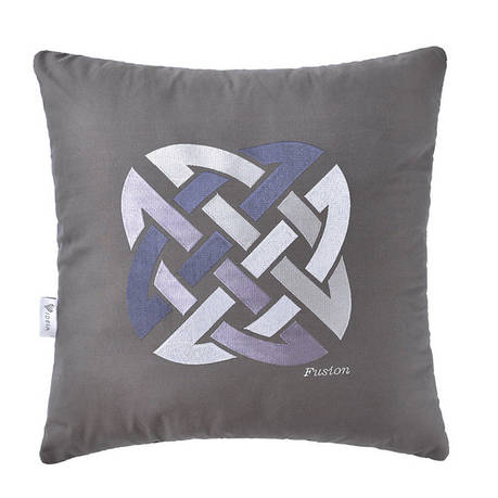 Подушка декоративна Ideia Fusion 45*45 см сіра арт.8000032196.сірий/Fusion, фото 2
