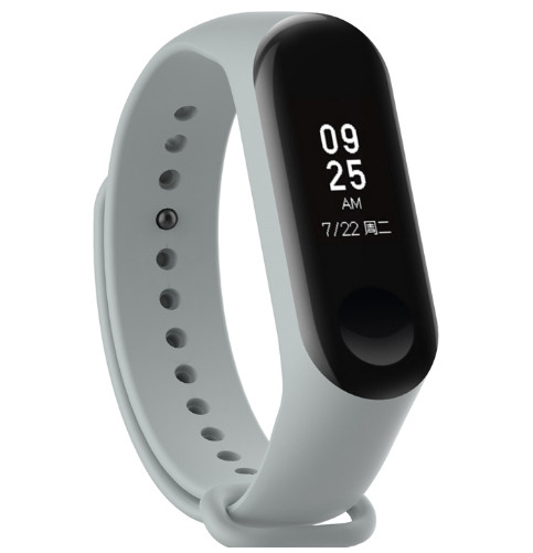 Ремінець Xiaomi Mi Band 3 / 4 Сірий (grey), фото 1
