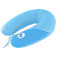 Подушка для кормления Ideia Standart 35x200 см бязь/антиаллергенное волокно арт.8000010804.горошок блакитний