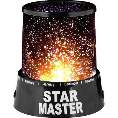 Проєктор зоряного неба Star Master PRO Original з USB-кабелем і адаптером Star Master Чорний (id48)