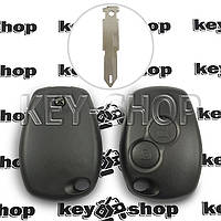Корпус ключа Opel (Опель) 2 кнопки, под лезвие NE 73