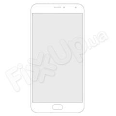 Скло корпусу для Meizu MX5 Pro, колір білий