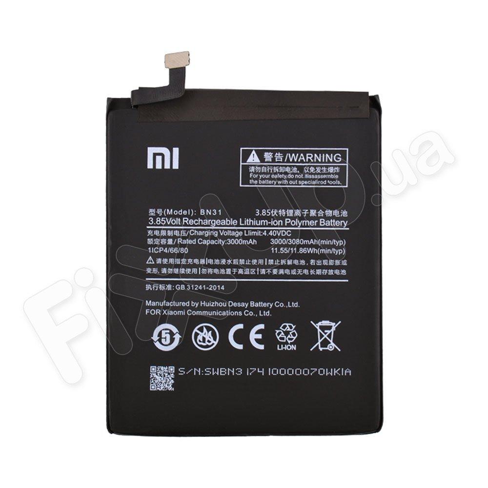 Акумулятор для Xiaomi Mi A1, Mi 5X, Redmi Note 5A, 5A Prime (BN31)