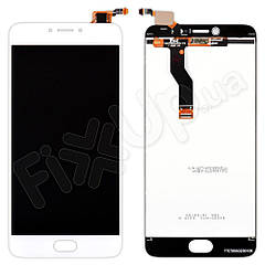 Дисплей Meizu M3 Note з тачскріном в зборі, колір білий, версія L681h