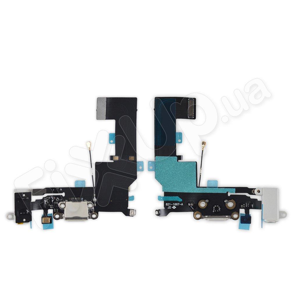 Шлейф для iPhone 5S с разъемом зарядки и гарнитуры, цвет белый, Китай высокого качества