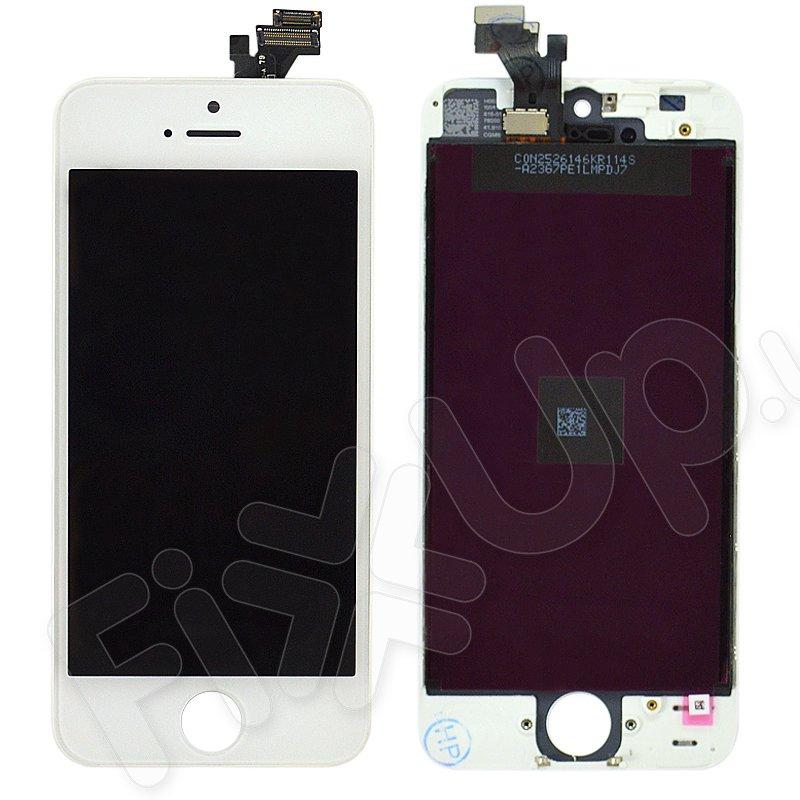 Дисплей iPhone 5 з тачскріном в зборі, колір білий, Китай високої якості
