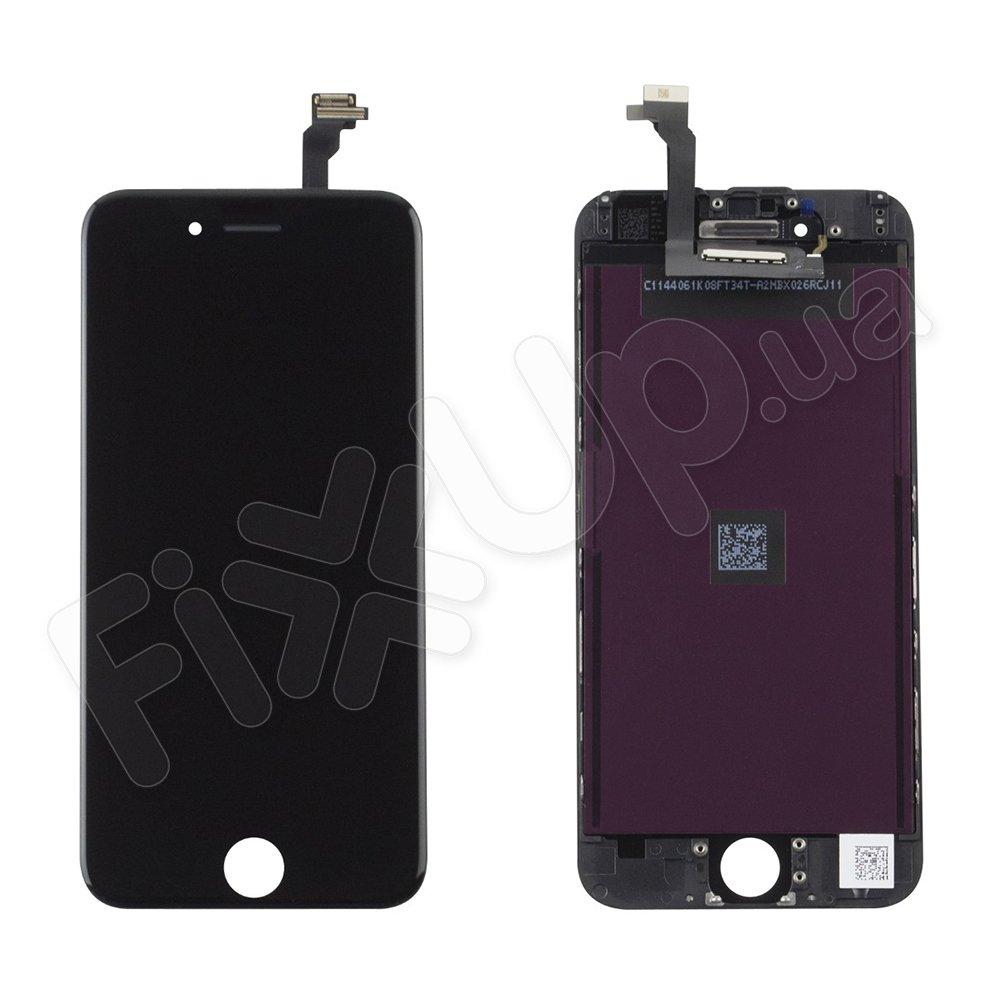 Дисплей iPhone 6 з тачскріном в зборі (колір чорний), оригінал PRC