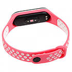 Ремінець Mi Band 3/4 "Sport" Рожево-білий (pink / white), фото 2