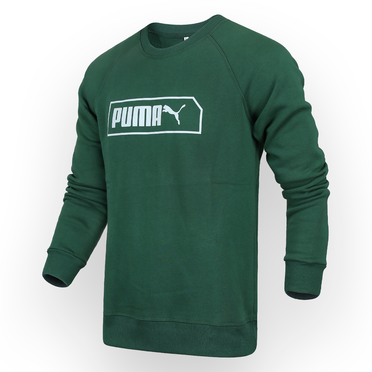 Світшот осінь-зима зелений PUMA з лого Р-1 GRN L (Р) 20-411-103 M
