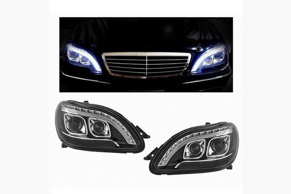 Передня оптика LED (2 шт.) Mercedes S-klass W220