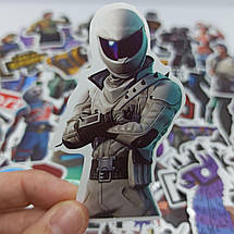 Набір вінілових наклейок стикерів Fortnite Стикербомбінг на автотелефон ноутбук стіну 100 шт., фото 4